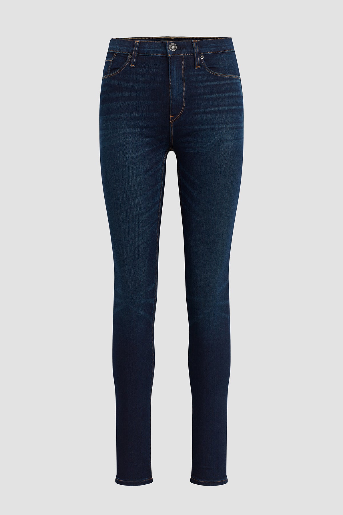 Stradivarius Tall super high waist skinny jeans in medium blue | ASOS